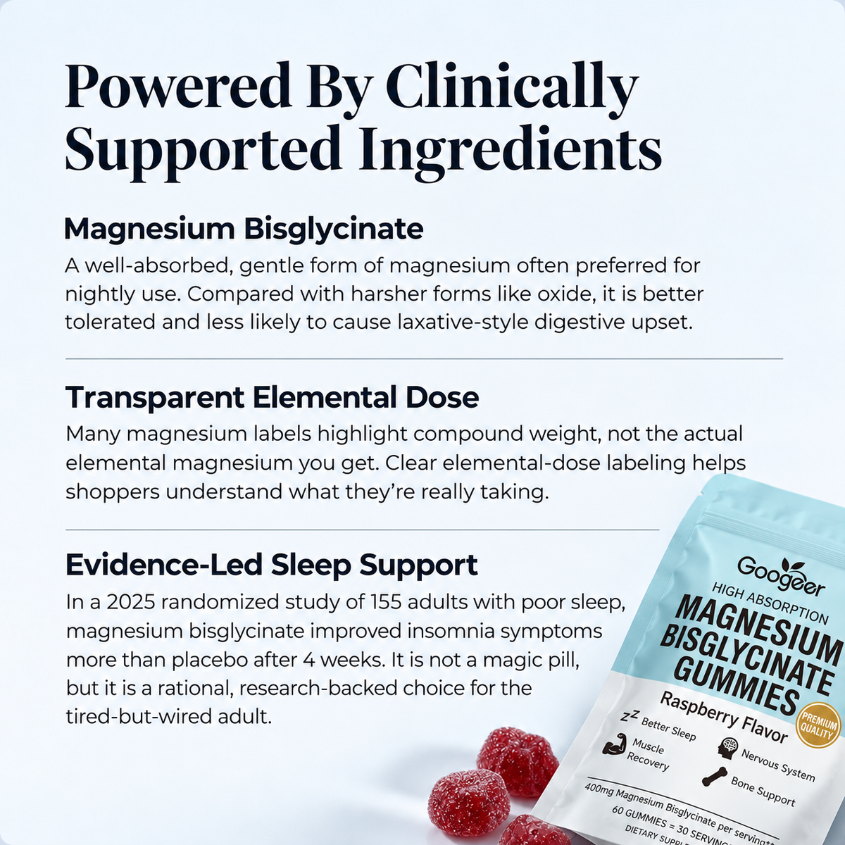 Sidekick Magnesium Bisglycinate Gummies